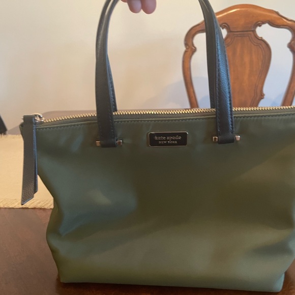 kate spade Handbags - Kate Spade small nylon bag khaki green